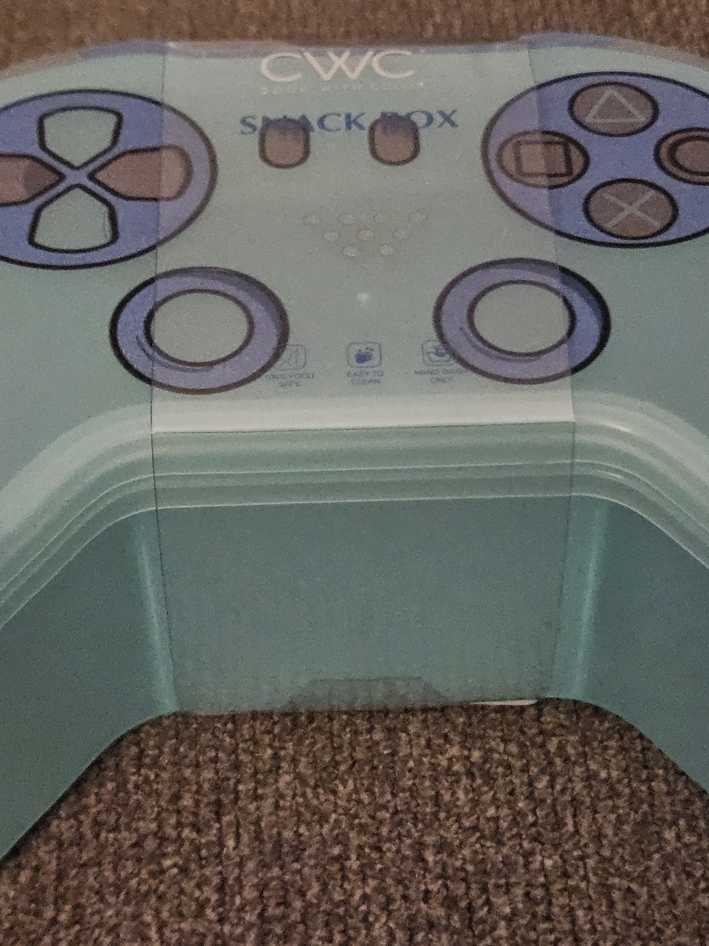 CWC Cook With Color Game Controller Snack Box - Teal Blue - Picture 14 of 16